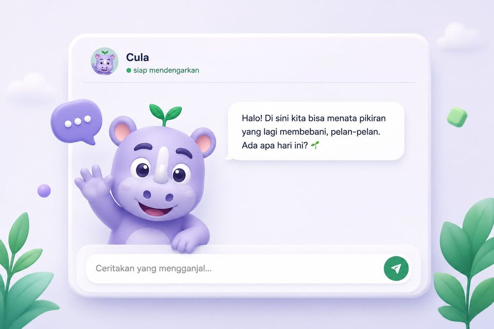 Ilustrasi fitur Latihan CBT
