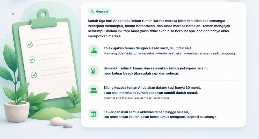 Ilustrasi fitur Pemecahan Masalah